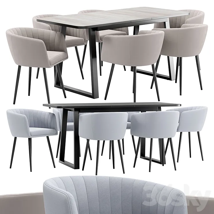 Alina dining chair and Sheffilton table Free Download