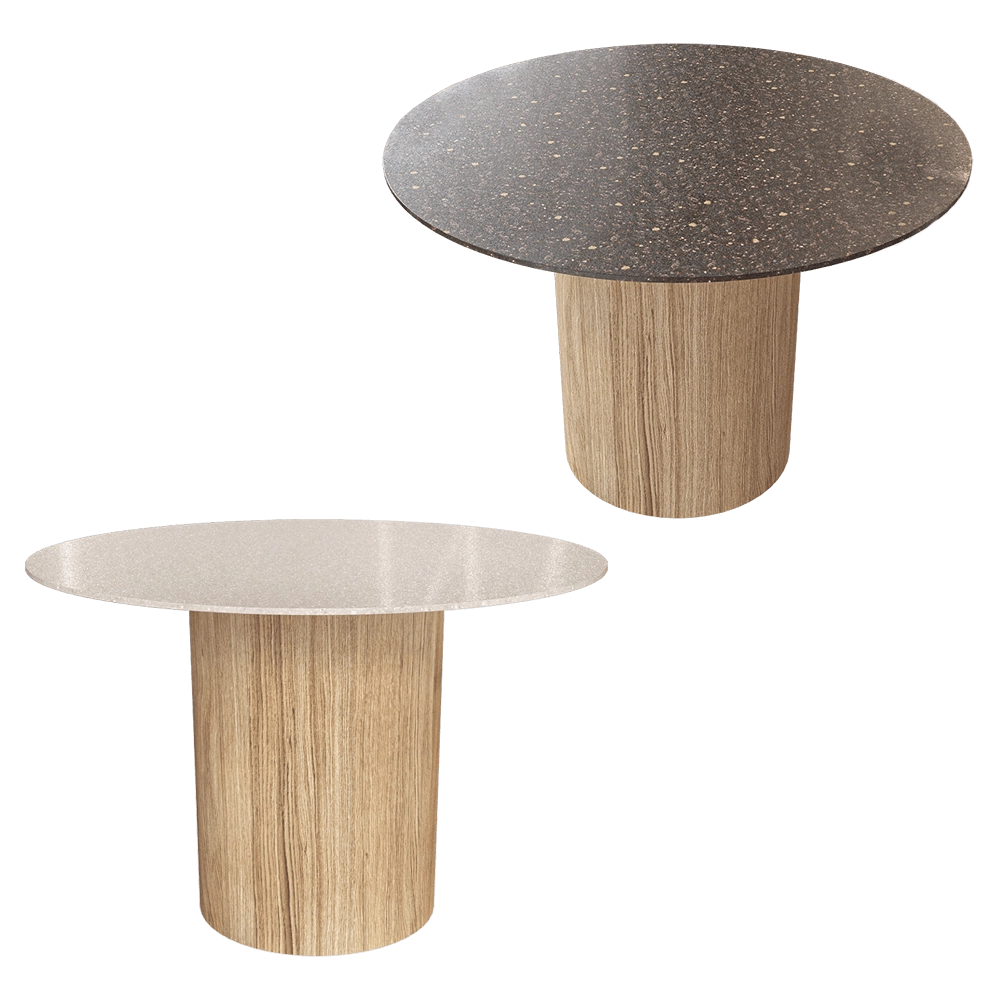 Alisa Sharanina - Dining table Round 3D Model