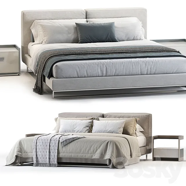 Alivar Echo Bed NO.2 3D Model