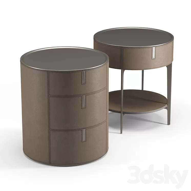 "Alivar ""Round"" bedside table" 3D Model