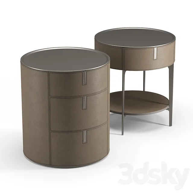 Alivar "Round" bedside table 3DModel