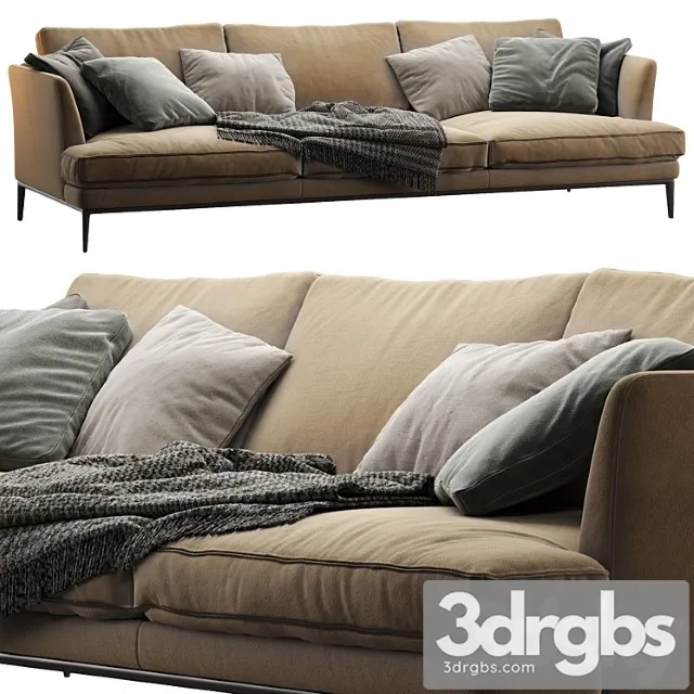 Alivar sofa portofino 3 3D Model Free