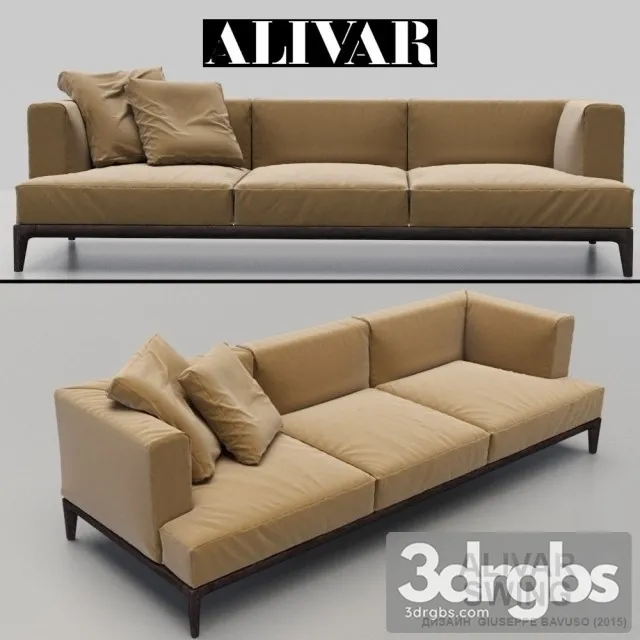 Alivar Swing Sofa 01 3D Model Free