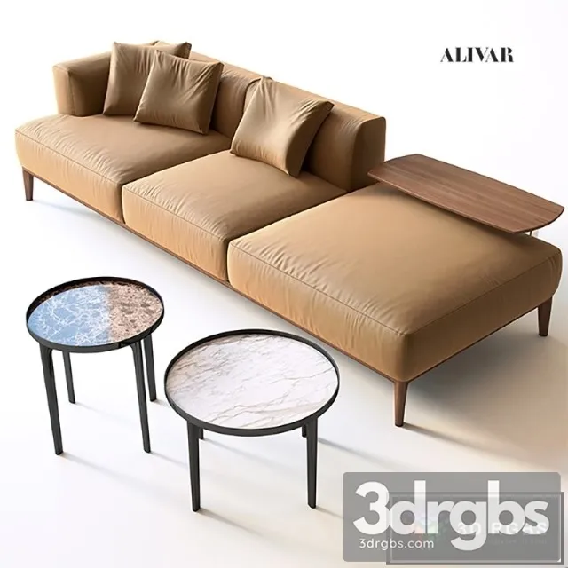 Alivar Swing Sofa 3D Model Free