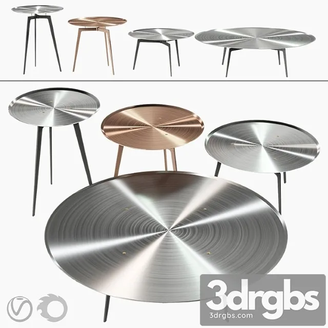 Alivar T Gong Coffee Tables 3D Model Free