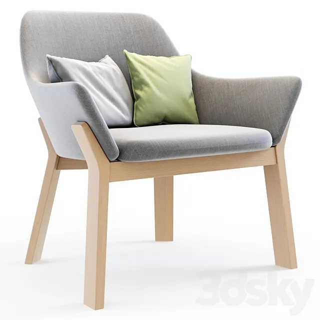 ALKI Koila Lounge Chair 3D Model