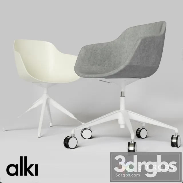 Alki Kuskoa Bi Chair 3D Model Free