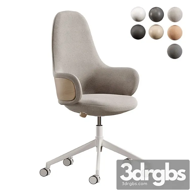 Alki Lan Office Chair 1 3D Model Free