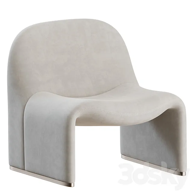 Alky Armchair by Giancarlo Piretti for Artifort 3D Model
