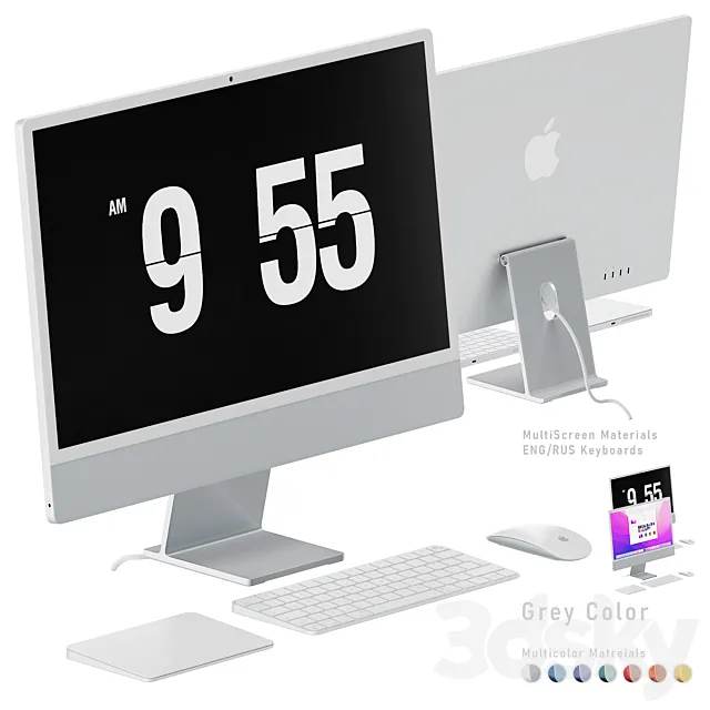 All-in-one Apple iMac M1 24 Multicolor Free Download