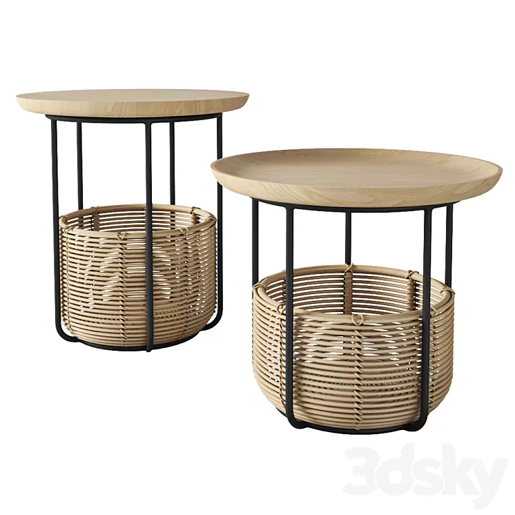 Allain Gilles Vincent Sheppard basket table 3D Model
