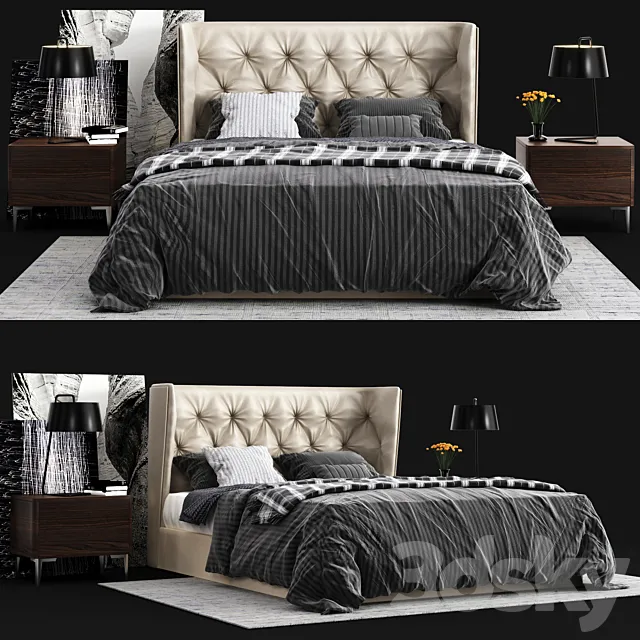 ?alligaris Wynn bed 3DModel