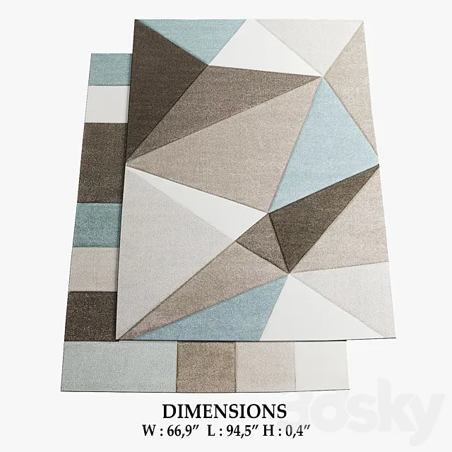 ALLMODERN Rugs_252 3DModel