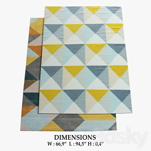 ALLMODERN Rugs_255 3D Model