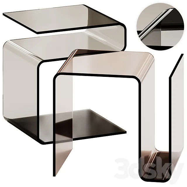 Allred Side Table by Metro Lane 3D Model