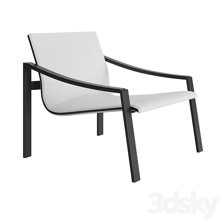 Allure armchair 3D Model