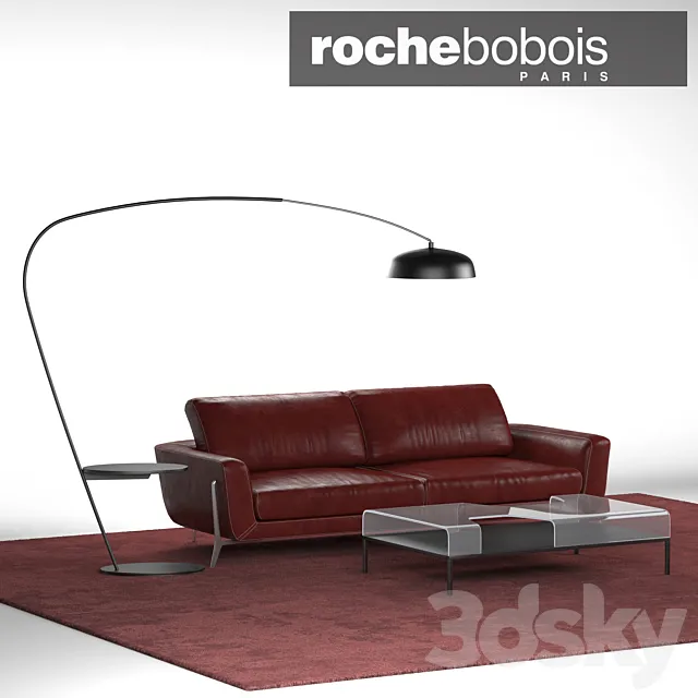 ALLUSION LARGE 3-SEAT SOFA 3D Model