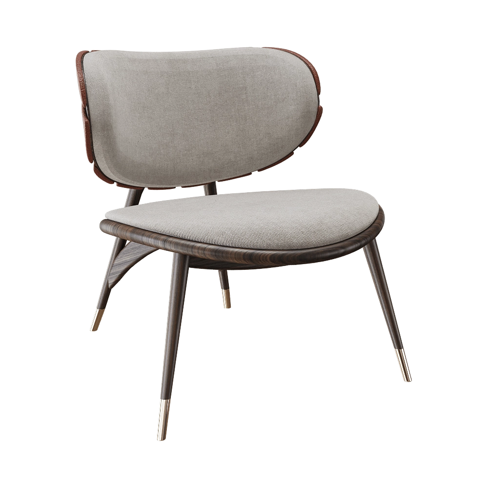 ALMA de LUCE - Armchair Uchiwa 3D Model