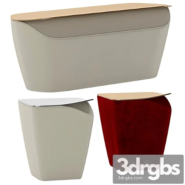 Alma De Luce Masouleh Bench Stool Puf 3D Model Free