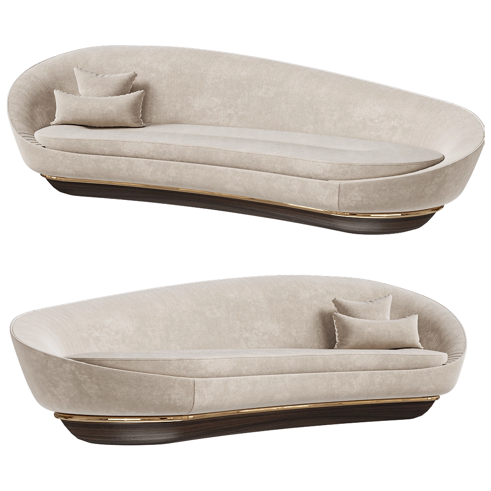 ALMA de LUCE - Sofa Croca 3D Model