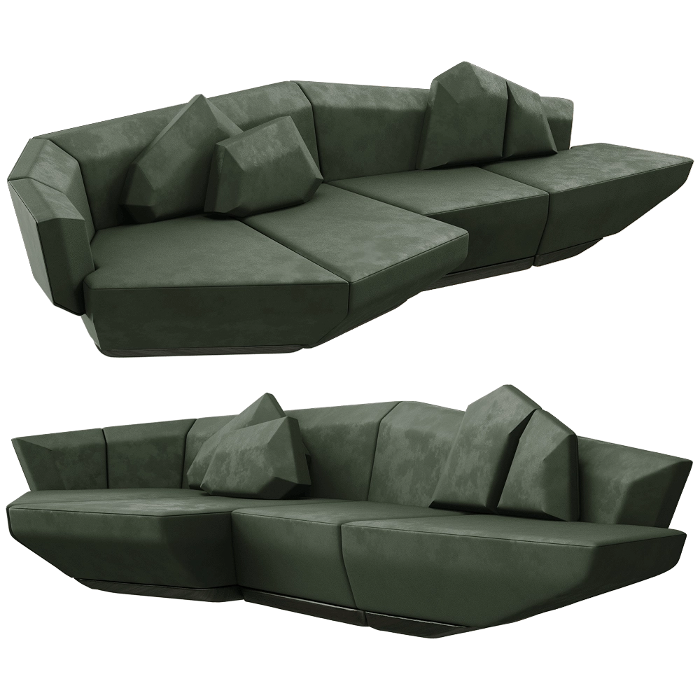 ALMA de LUCE - Sofa GHADAMES 3D Model
