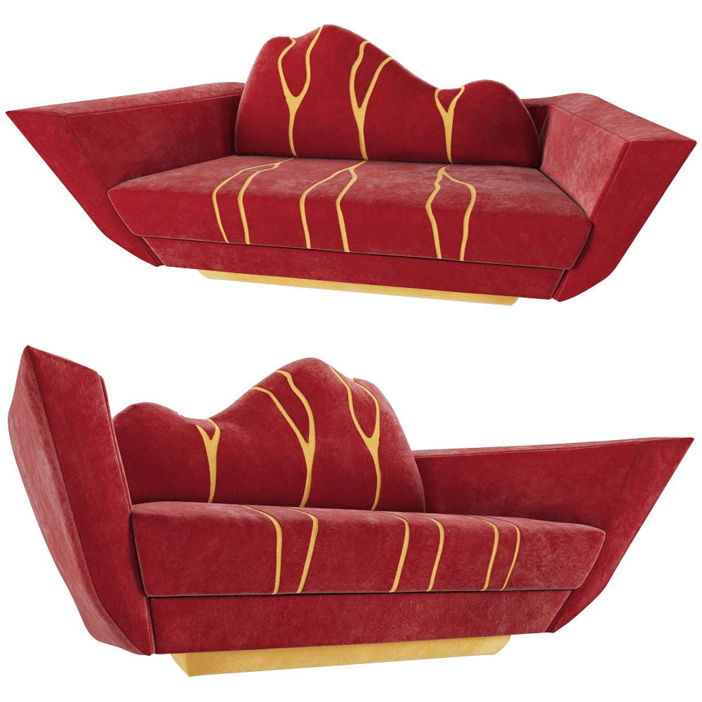 ALMA de LUCE - Sofa Kintsukuroi 3D Model