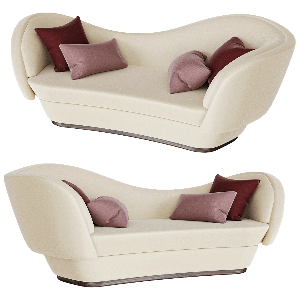 ALMA de LUCE - Sofa Mousgoum 3D Model