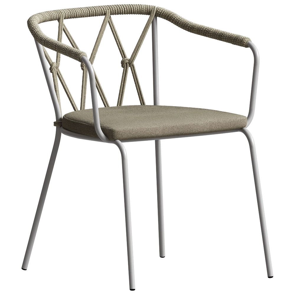 Alma design - Outdoor chair Scala 3D Model