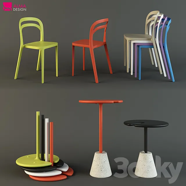 Alma Design. Set-Up and Julie 3DModel