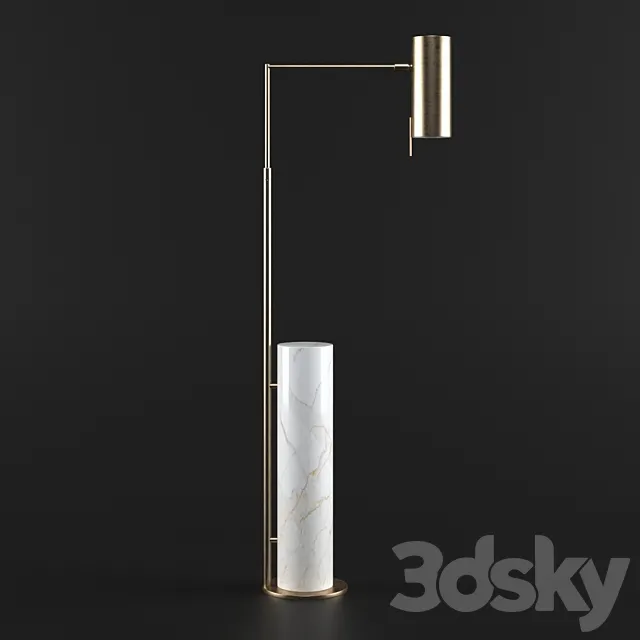 Alma Floor Lamp 3D Model