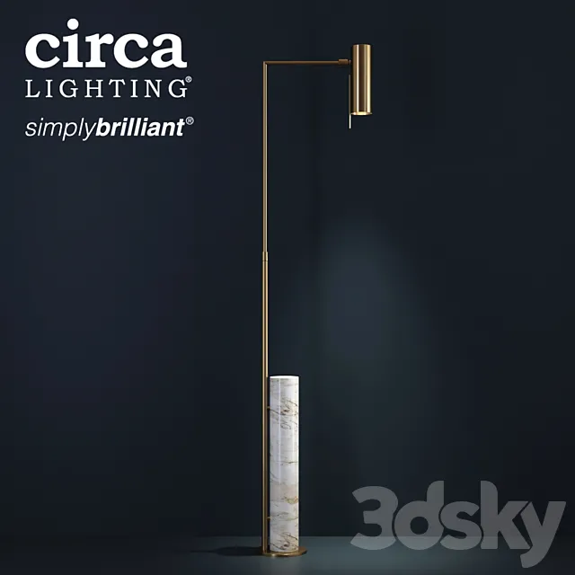 Alma Floor Lamp by Circa Lighting 3D Model