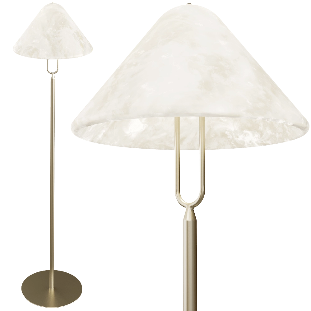 Alma Light  - Floor lamp Fuji 3D Model