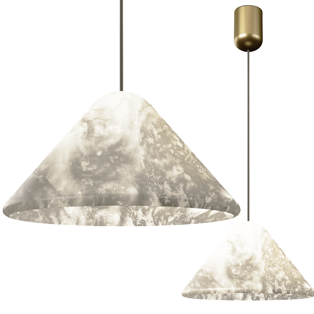Alma Light  - Pendant lamp Fuji 3D Model