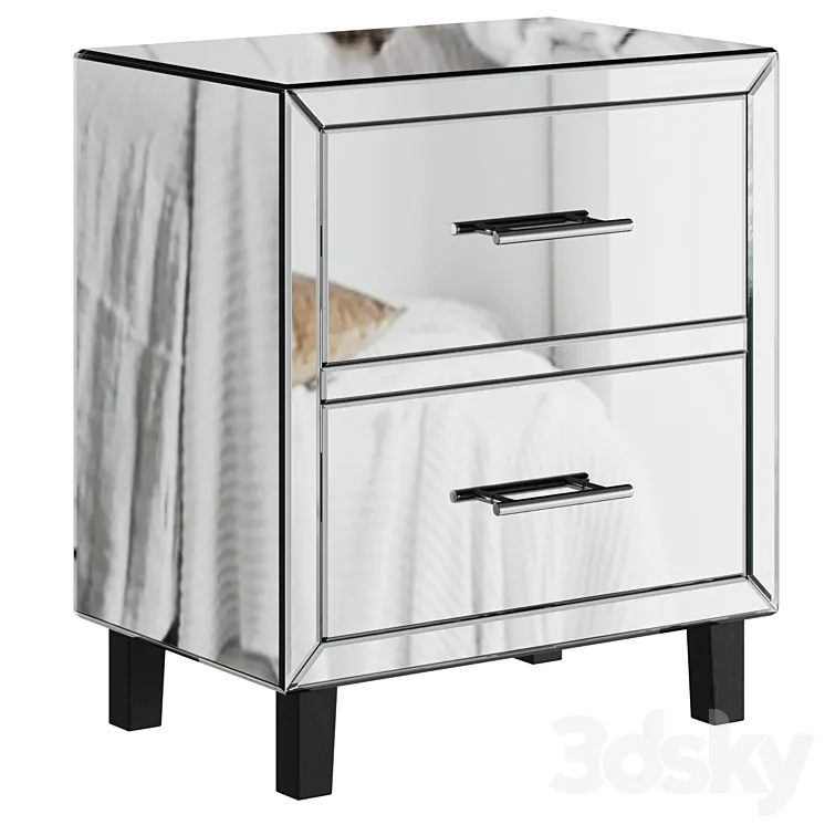 Alouette mirror cabinet by La Redoute 3D Model Free