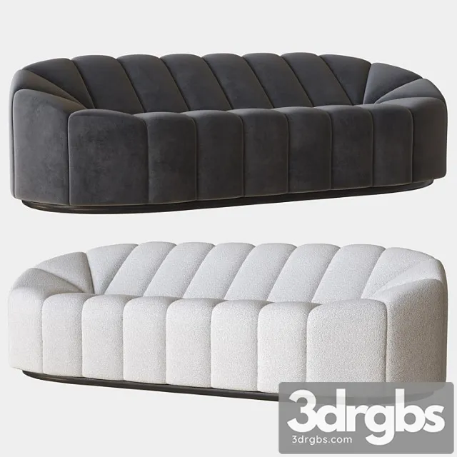 Alpha club sofa pierre paulin 2 3D Model Free