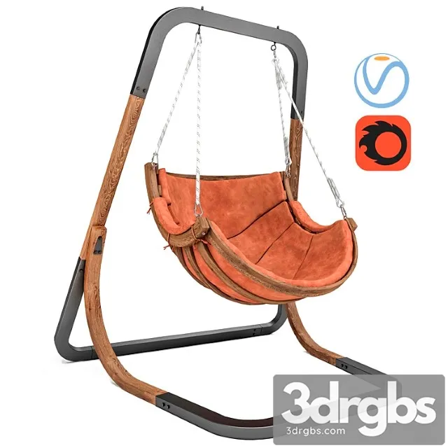 Alpha garden swing 3D Model Free