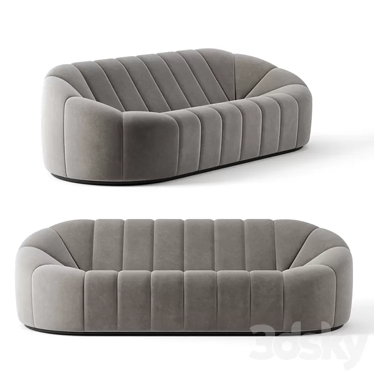 Alpha sofa by Pierre Paulin 3D Model