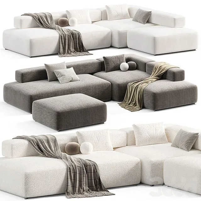 Alphabet Modular Sofa 3D Model