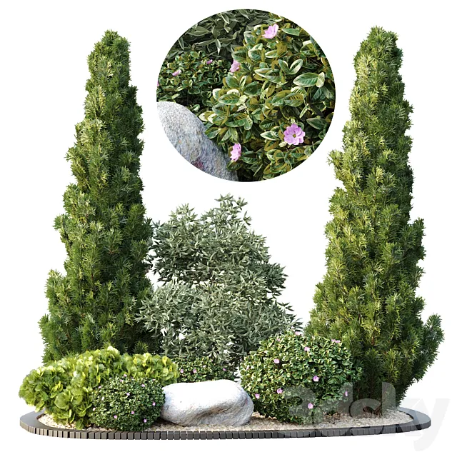 Alpine hill 01 3DModel