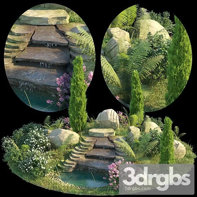 Alpine Hill 3D Model Free