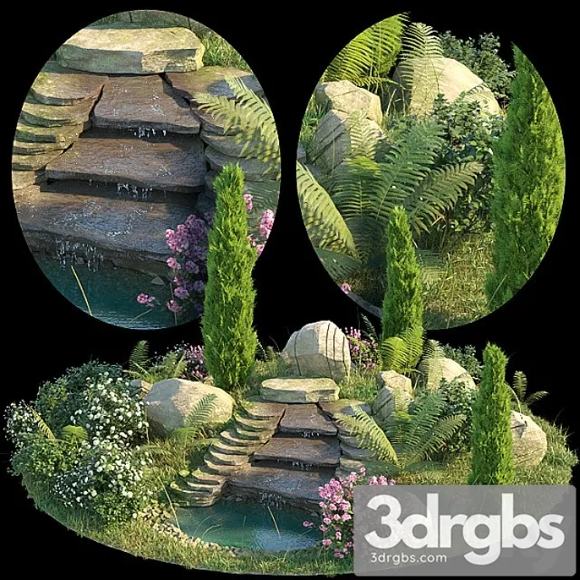 Alpine Hill 3D Model Free
