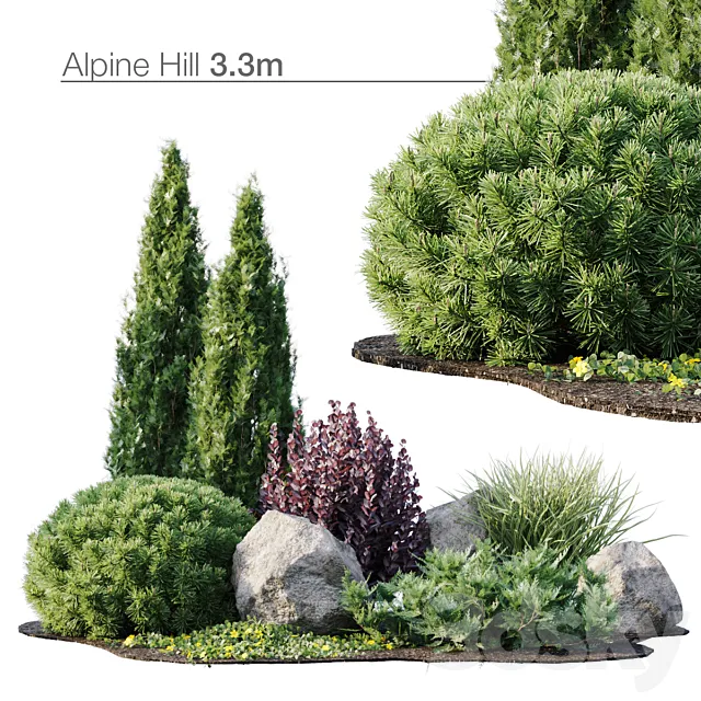 Alpine slide 3.3m 3D Model