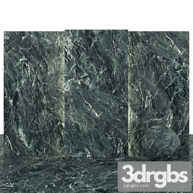 Alps Dark Green Marble 3D Model Free