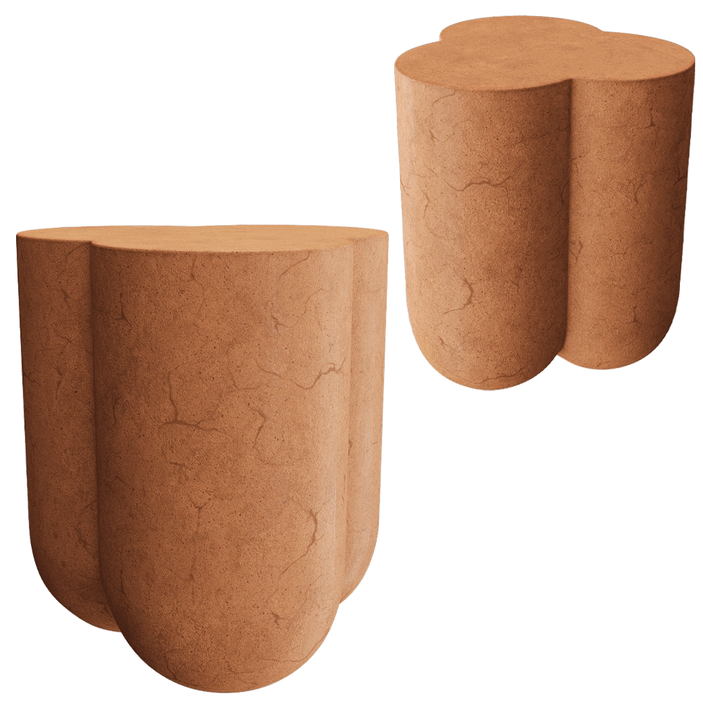 Alt-S - Coffee table Clover 3D Model