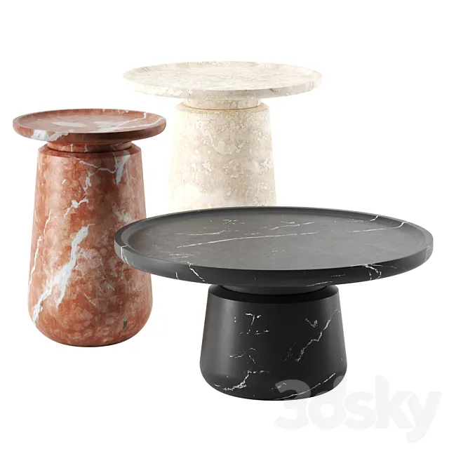Altana coffee tables by the Invisible Collection 3DModel