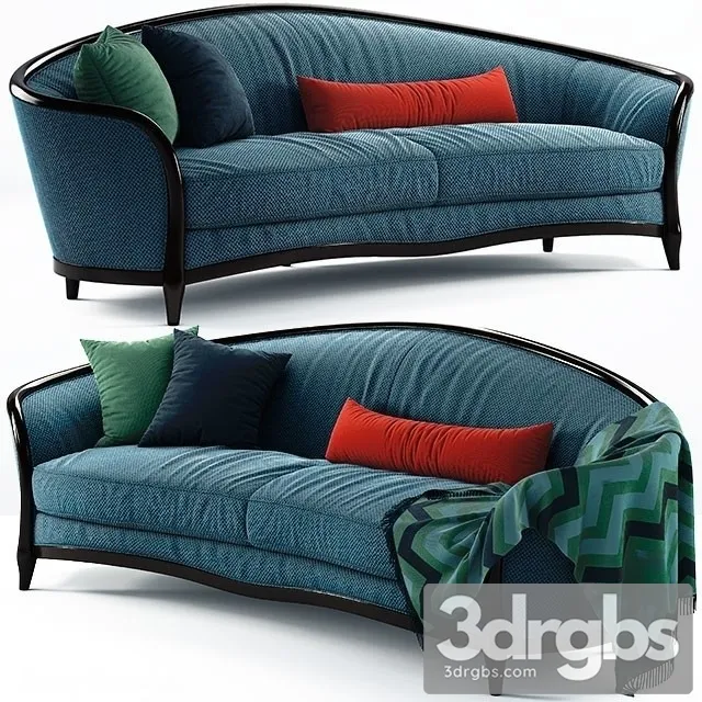 Altavilla Novecento Sofa 3D Model Free