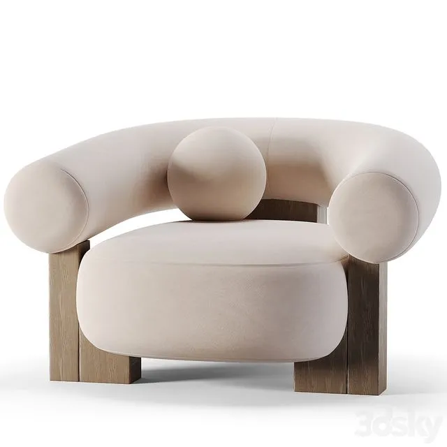 Alter Ego Cassete Armchair 3D Model