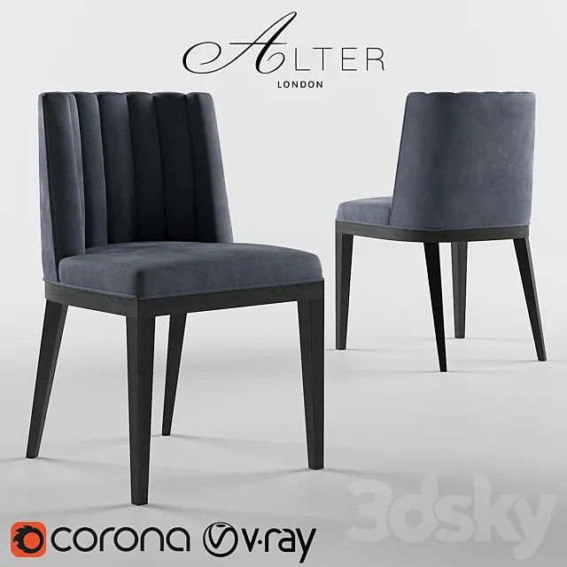 Alter London BESPOKE DINING CHAIR 3DModel