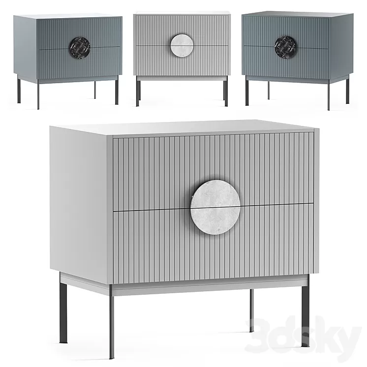 ALTO bedside table 3D Model Free