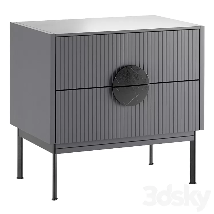 ALTO nightstand bedside table 3D Model